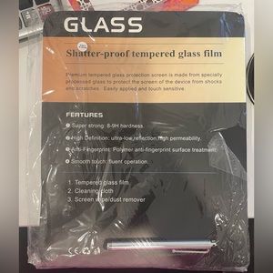 Tempered Glass Shield with iPad case